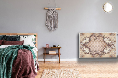 Mágneses radiátor takaró Quilted grafika luxus