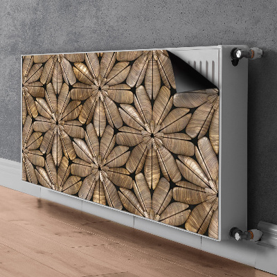 Dekoratív radiátorszőnyeg Virágfából készült minta