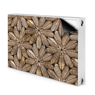 Dekoratív radiátorszőnyeg Virágfából készült minta