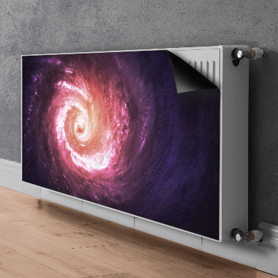 Dekoratív radiátorszőnyeg Űr örvény