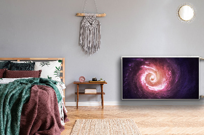 Dekoratív radiátorszőnyeg Űr örvény