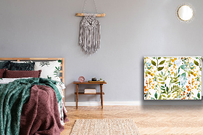 Dekoratív radiátorszőnyeg Boho virágok