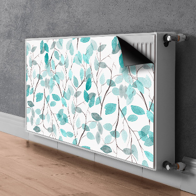 Mágneses radiátor takaró Akvarell levelek