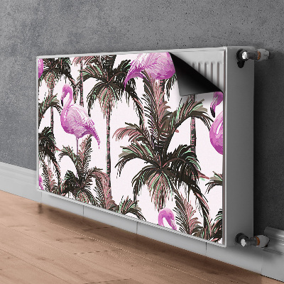 Radiátor mágnes Flamingos pálmafákban