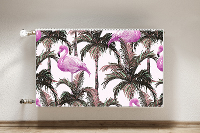 Radiátor mágnes Flamingos pálmafákban
