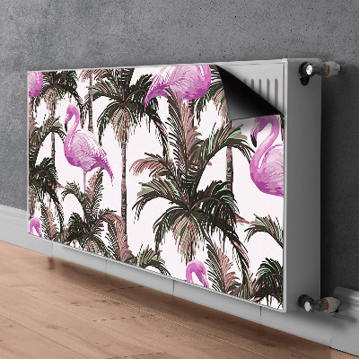 Radiátor mágnes Flamingos pálmafákban