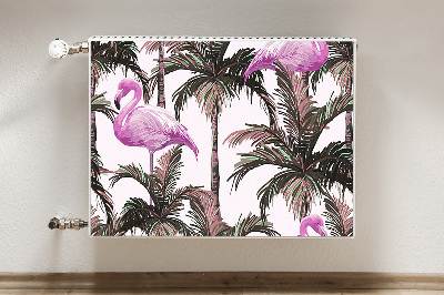 Radiátor mágnes Flamingos pálmafákban