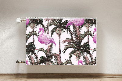 Radiátor mágnes Flamingos pálmafákban