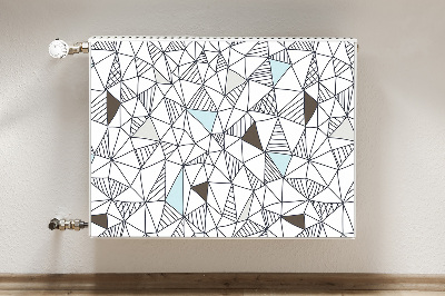 Radiátor mágnes Geometriai mintázat