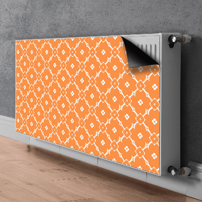 Mágneses radiátor takaró Narancssárga virágok