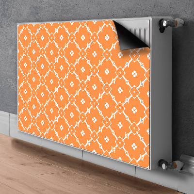 Mágneses radiátor takaró Narancssárga virágok