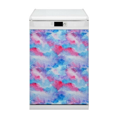 Dekoratív mosogatógép mágnes Absztrakt felhők