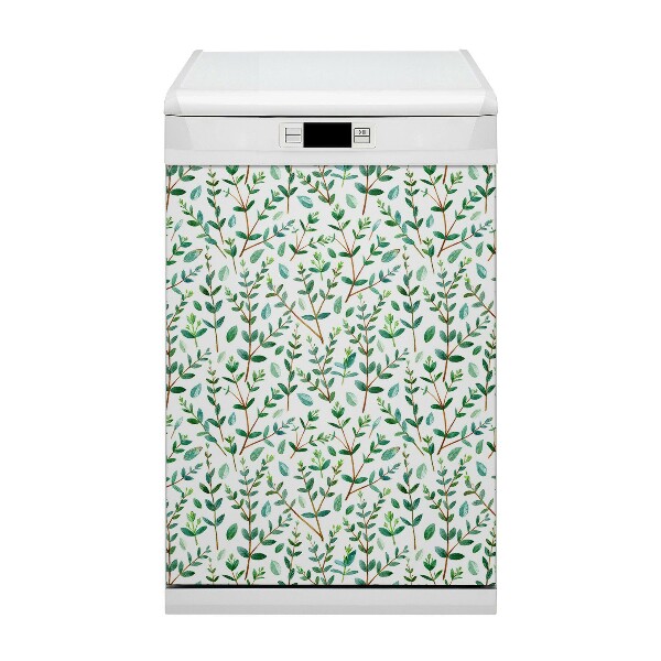 Dekoratív mosogatógép mágnes Zöld ágak