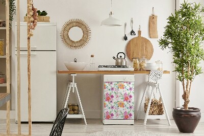 Dekoratív mágnes mosogatógéphez Virágrajz