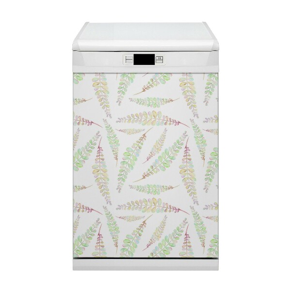Dekoratív mágnes mosogatógéphez Akvarell levelek