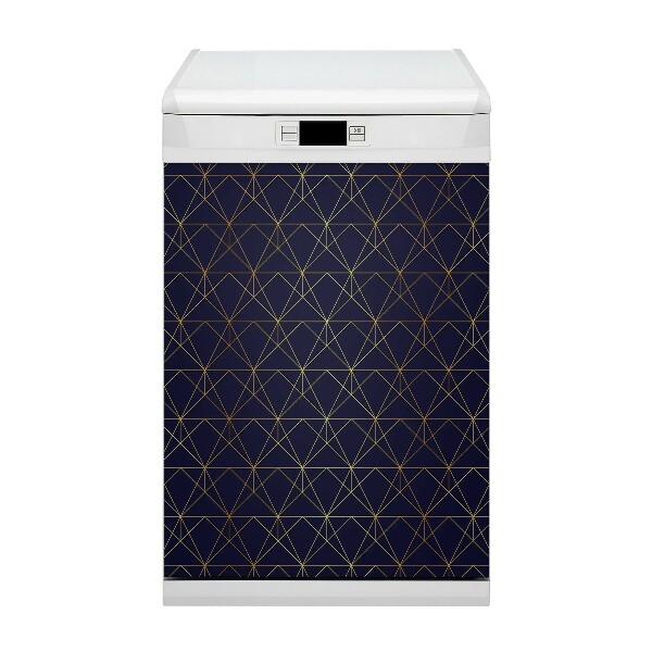 Dekoratív mágnes mosogatógéphez Háromszög mintázat