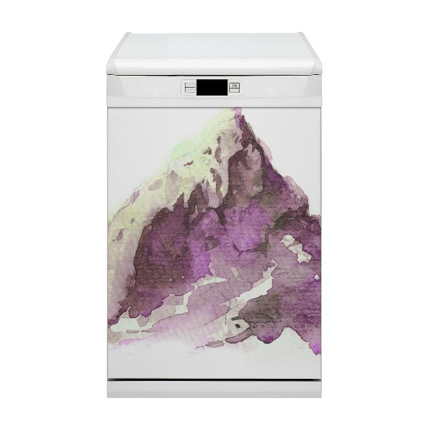 Dekoratív mágnes mosogatógéphez Téli hegyek