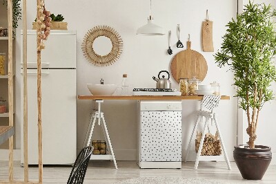 Dekoratív mágnes mosogatógéphez Fekete pontok