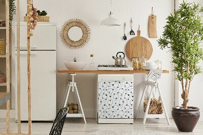 Dekoratív mosogatógép mágnes Kerekek és háromszögek