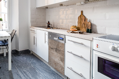 Dekoratív mosogatógép mágnes Beton textúra