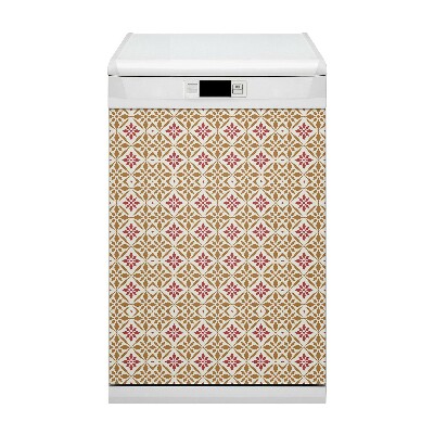 Dekoratív mosogatógép mágnes Virágos minta