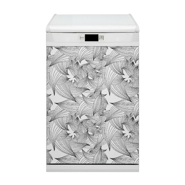 Dekoratív mosogatógép mágnes Mágikus vonalak