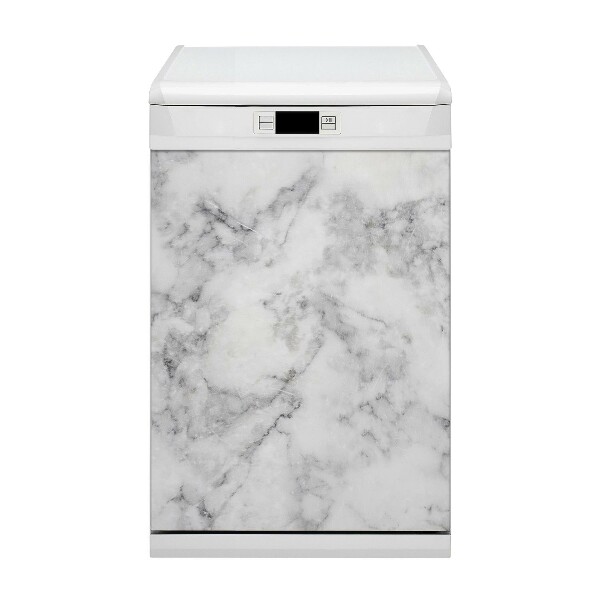 Dekoratív mosogatógép mágnes Fehér márvány