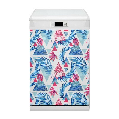 Dekoratív mágnes mosogatógéphez Háromszög alakú levelek
