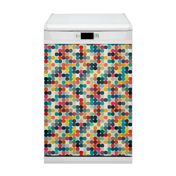 Dekoratív mágnes mosogatógéphez Geometriai mintázat