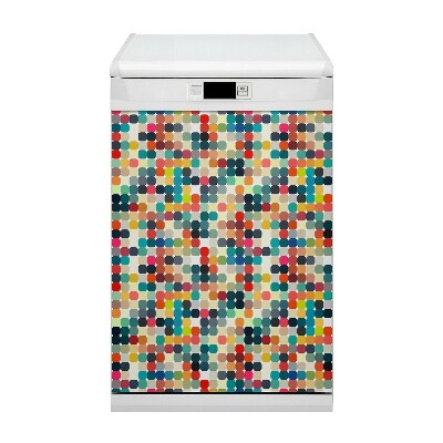 Dekoratív mágnes mosogatógéphez Geometriai mintázat