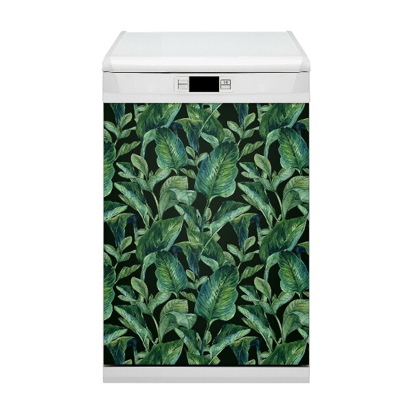 Dekoratív mosogatógép mágnes Trópusi levelek