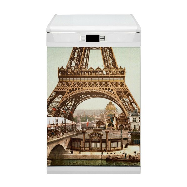 Mágnes a mosogatógéphez Eiffel retro torony