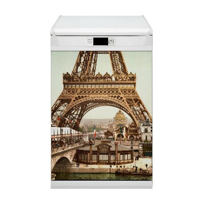 Mágnes a mosogatógéphez Eiffel retro torony