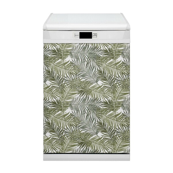 Dekoratív mosogatógép mágnes Egzotikus levelek