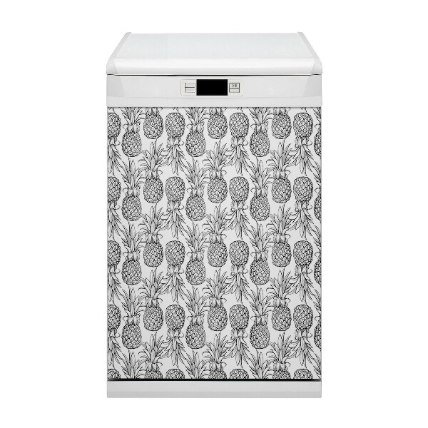Dekoratív mágnes mosogatógéphez Ananász