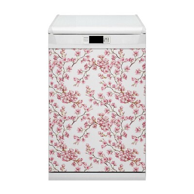 Dekoratív mágnes mosogatógéphez Rózsaszín virágok