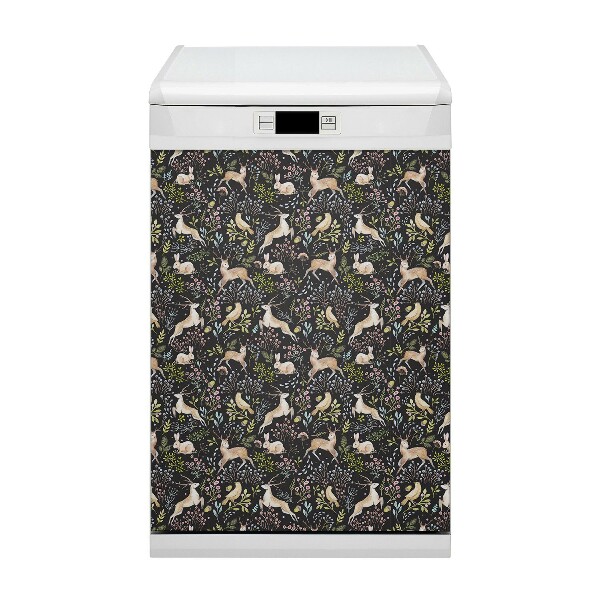 Dekoratív mágnes mosogatógéphez Erdőállatok