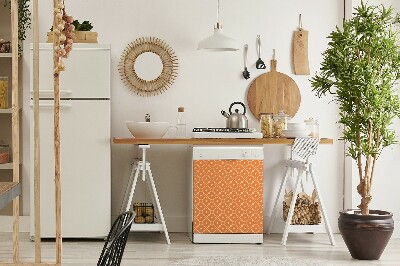 Mágnes a mosogatógéphez Narancssárga virágok