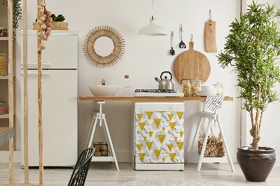 Dekoratív mágnes mosogatógéphez Kerekek és háromszögek