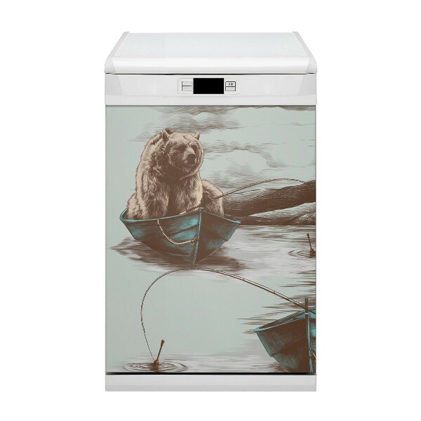 Dekoratív mágnes mosogatógéphez Medve łódźban