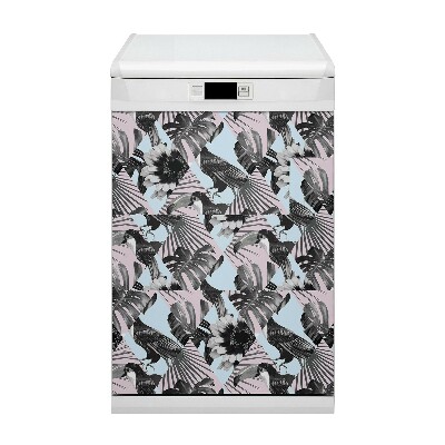 Dekoratív mágnes mosogatógéphez Trópusi patchwork