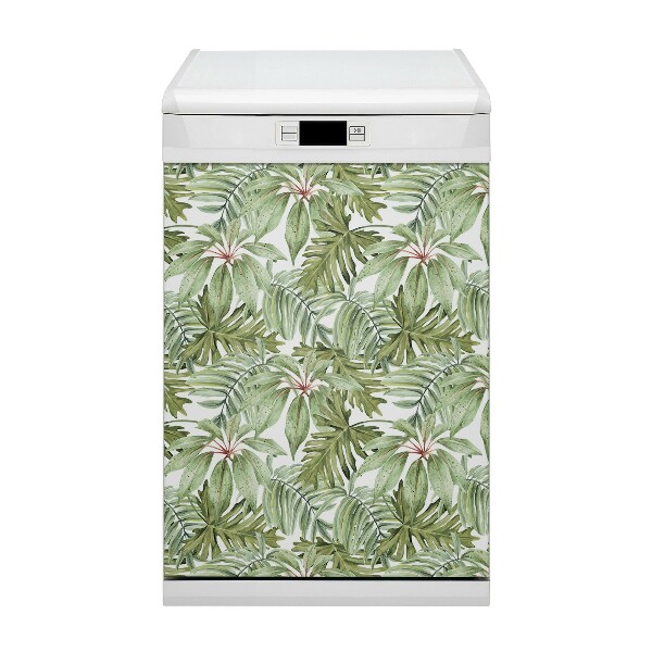 Dekoratív mágnes mosogatógéphez Trópusi levelek