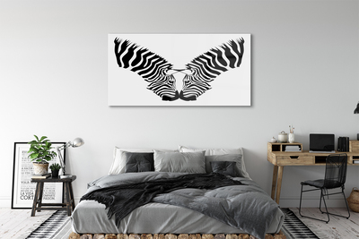 Akrilkép Mirror zebra