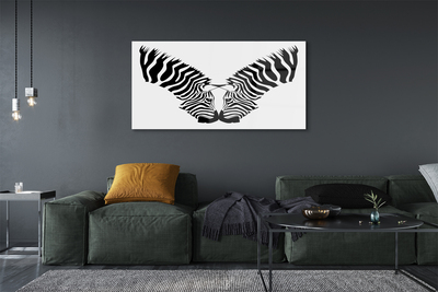 Akrilkép Mirror zebra