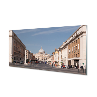 Akrilkép Róma székesegyház épületek utcák