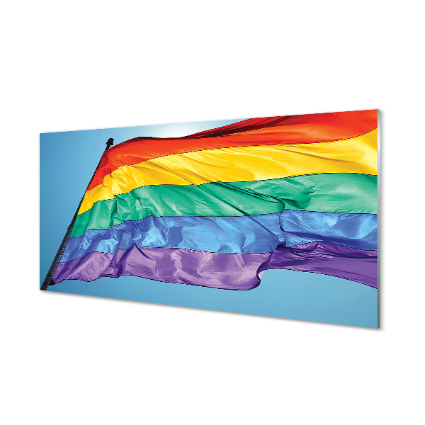 Akrilkép színes zászló