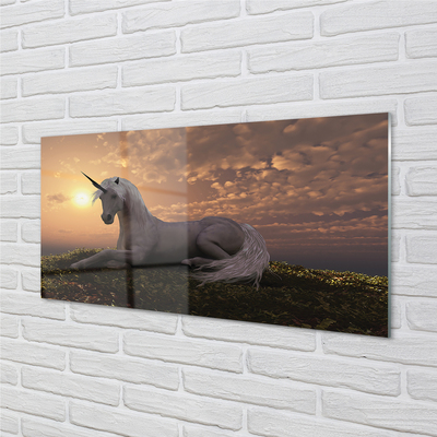 Akrilkép Unicorn hegyi naplemente