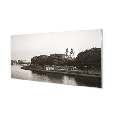 Akrilkép Krakow folyó híd