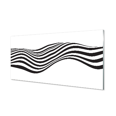 Akrilkép Zebra csíkos hullám