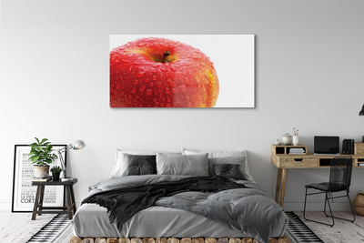 Akrilkép Vízcseppek alma